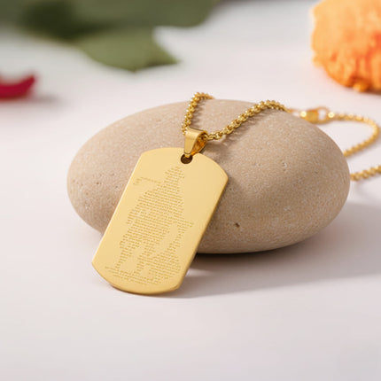 Hanuman Chalisa Kavach Pendant – Tulsi, for Courage & Protection