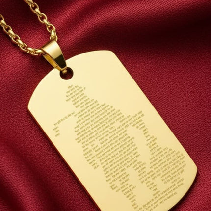 Hanuman Chalisa Kavach Pendant – Tulsi, for Courage & Protection