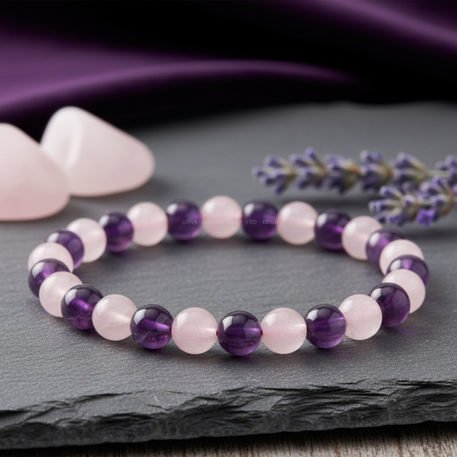 Mind Body Soul Crystal Bracelet – for Love & Balance