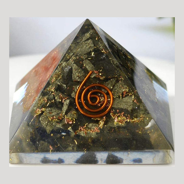 Siddh Pyrite Money Magnet Crystal Pyramid – for Wealth & Prosperity