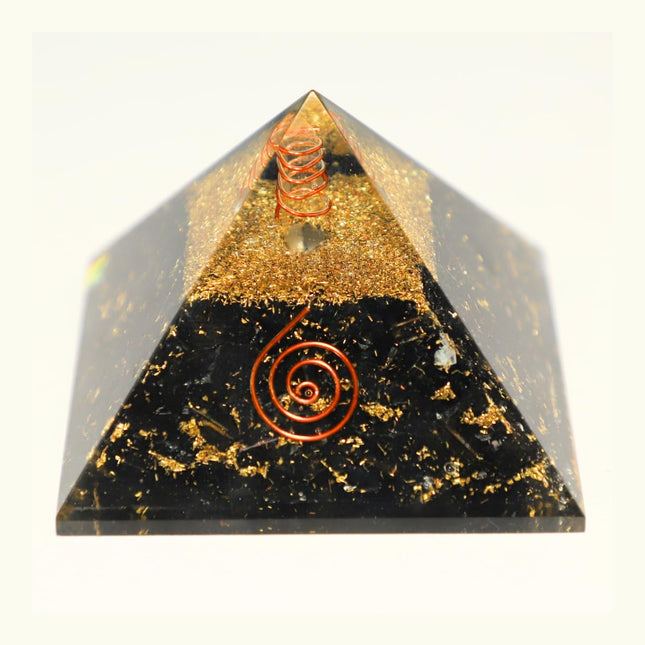 Black Obsidian Crystal Pyramid – for Protection & Positivity