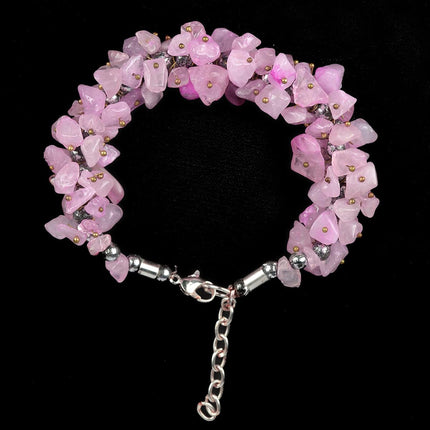 Rose Quartz Attraction Chips Band – for Love & Harmony