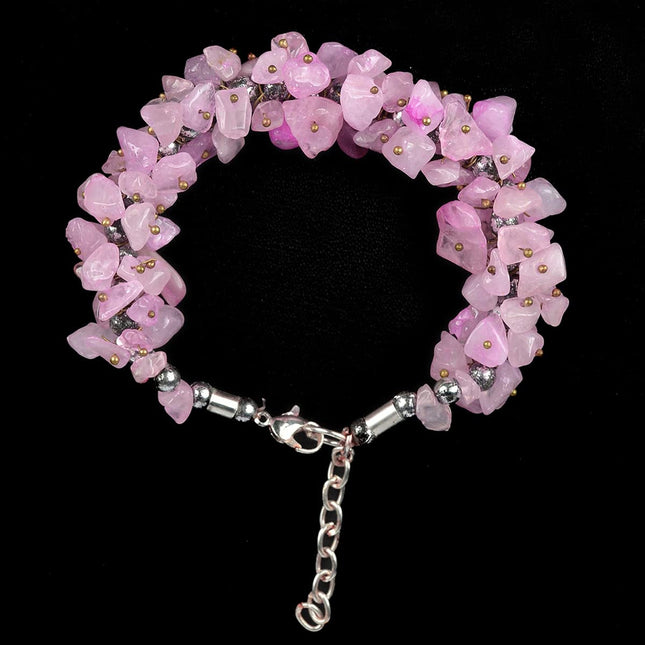 Rose Quartz Attraction Chips Band – for Love & Harmony