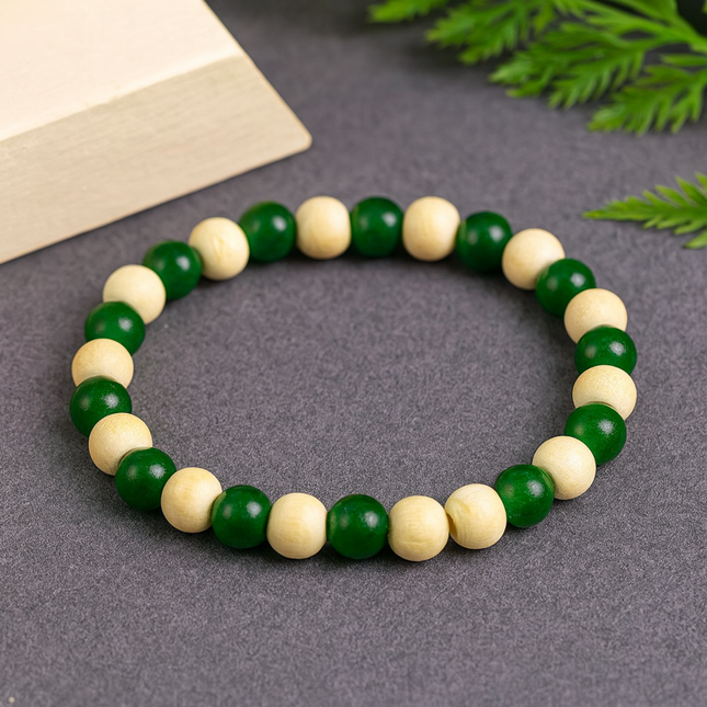 Tulsi Aventurine Green Band – for Devotion & Inner Peace