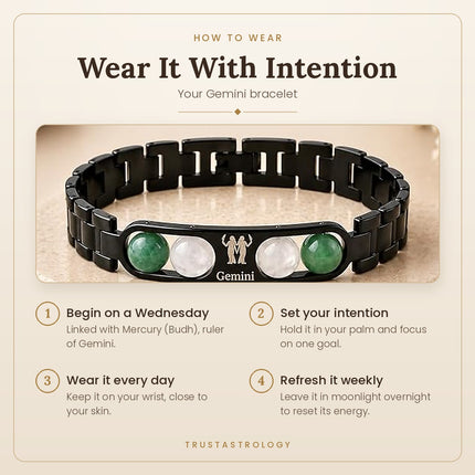 Gemini Zodiac Metal Band – how to wear and best day