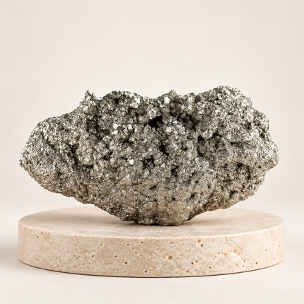 Large Raw Pyrite Gemstone — clean product view