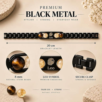 Leo Zodiac Metal Band – size and details