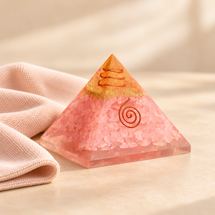 Love Attraction Crystal Pyramid — safe care guidance