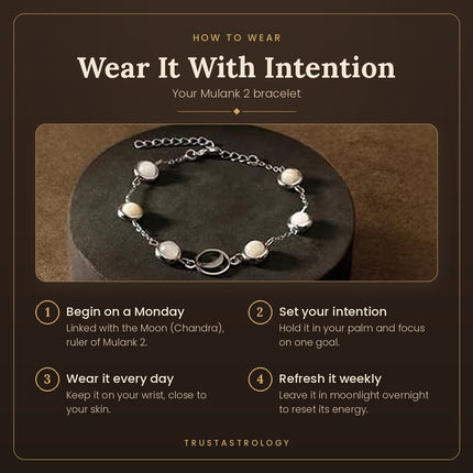 Mulank 2 Moon Crystal Band – how to wear and best day