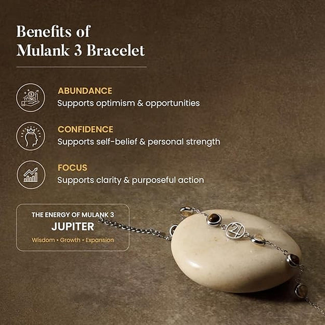 Mulank 3 Jupiter Crystal Band – benefits