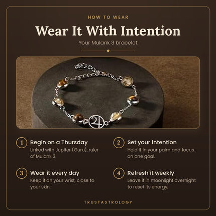 Mulank 3 Jupiter Crystal Band – how to wear and best day