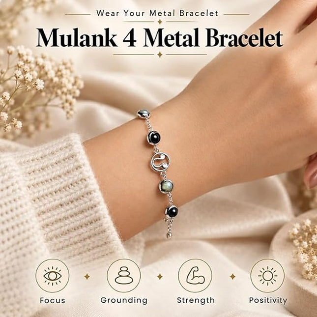 Mulank 4 Rahu Crystal Band – worn on the wrist