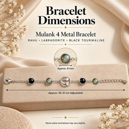 Mulank 4 Rahu Crystal Band – size and dimensions