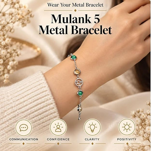 Mulank 5 Budh Crystal Band – worn on the wrist