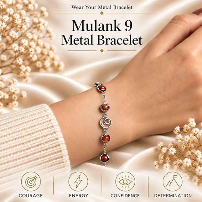 Mulank 9 Mangal Crystal Band – worn on the wrist